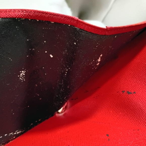Louis Vuitton Red Epi Leather Wallet - Picture 5 of 7